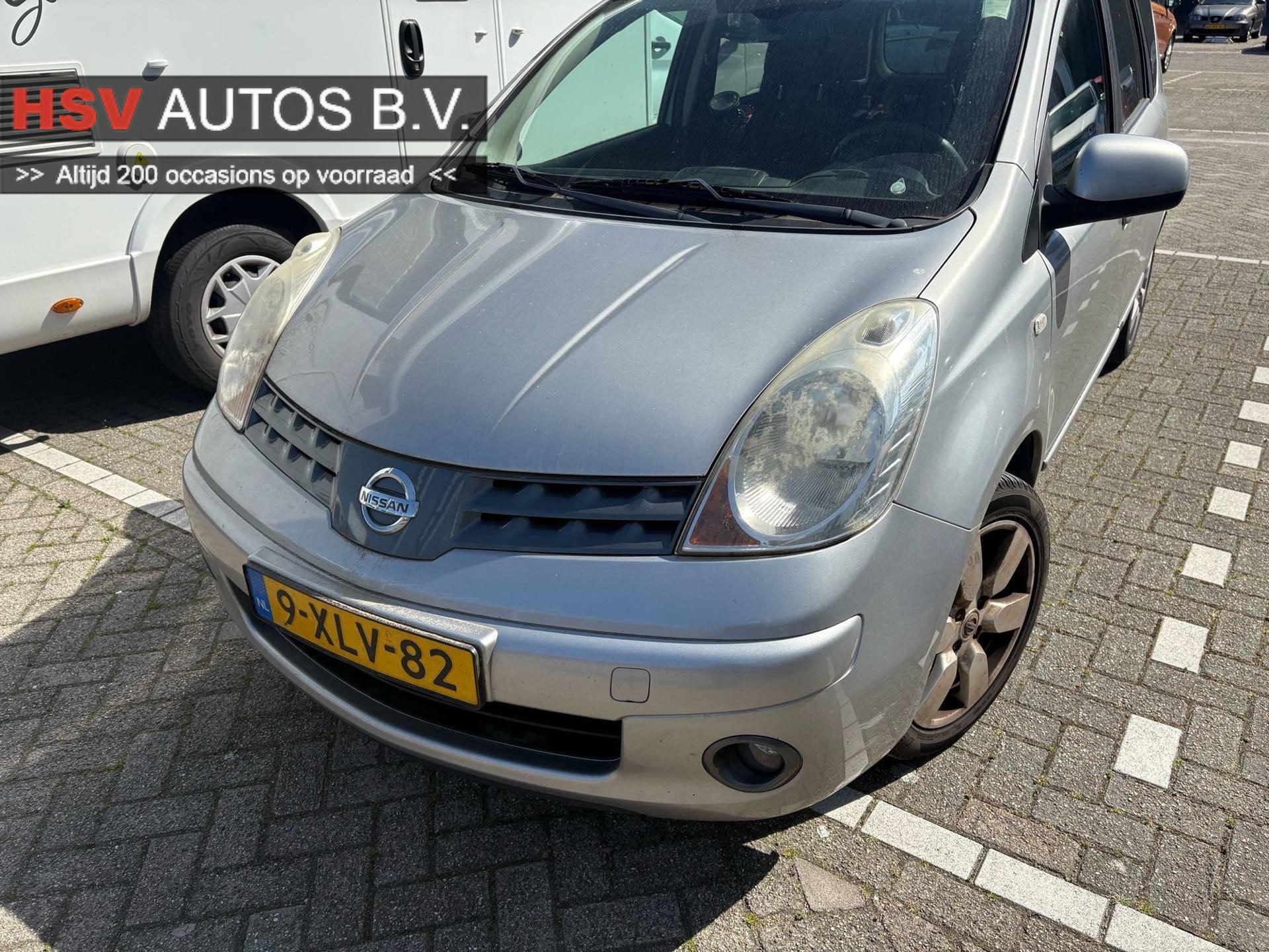 Nissan Note 1.4 Visia airco LM 4-deurs, Auto's, Nissan, Voorwielaandrijving, 4 cilinders, Metallic lak, Bedrijf