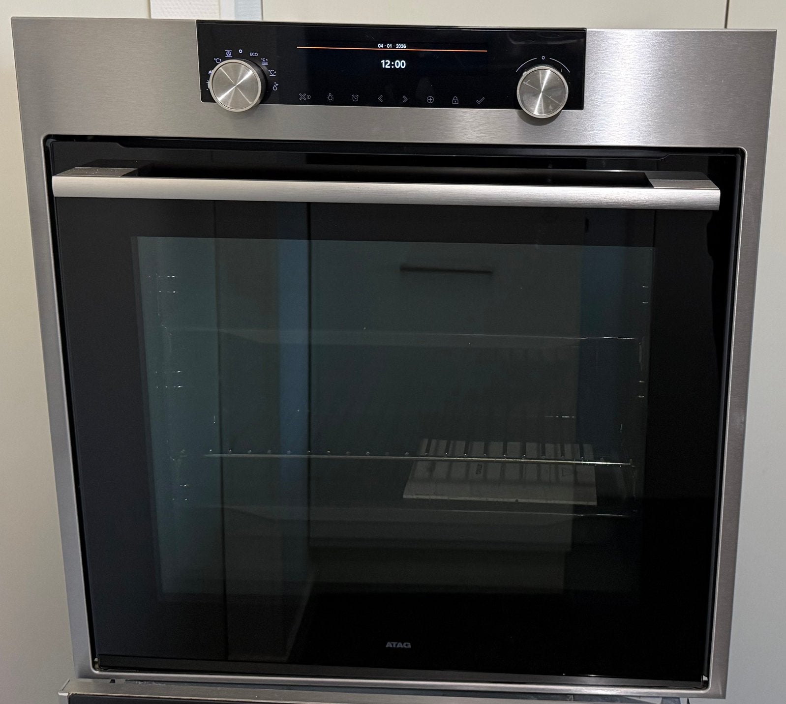 ZGAN!!!! ATAG MULTIFUNCTIONELE OVEN MET LED-DISPLAY OX6611C, Witgoed en Apparatuur, Ovens, Hete lucht, Ophalen of Verzenden, Zo goed als nieuw