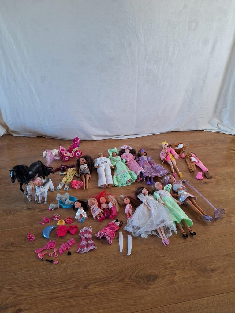 Prachtig barbieset, Ophalen of Verzenden, Zo goed als nieuw