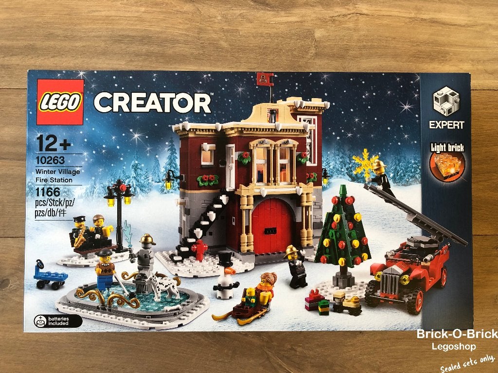 Lego 10263 Winter Village Fire Station nieuw in doos!, Lego, Nieuw, Ophalen of Verzenden, Ongeopend/sealed