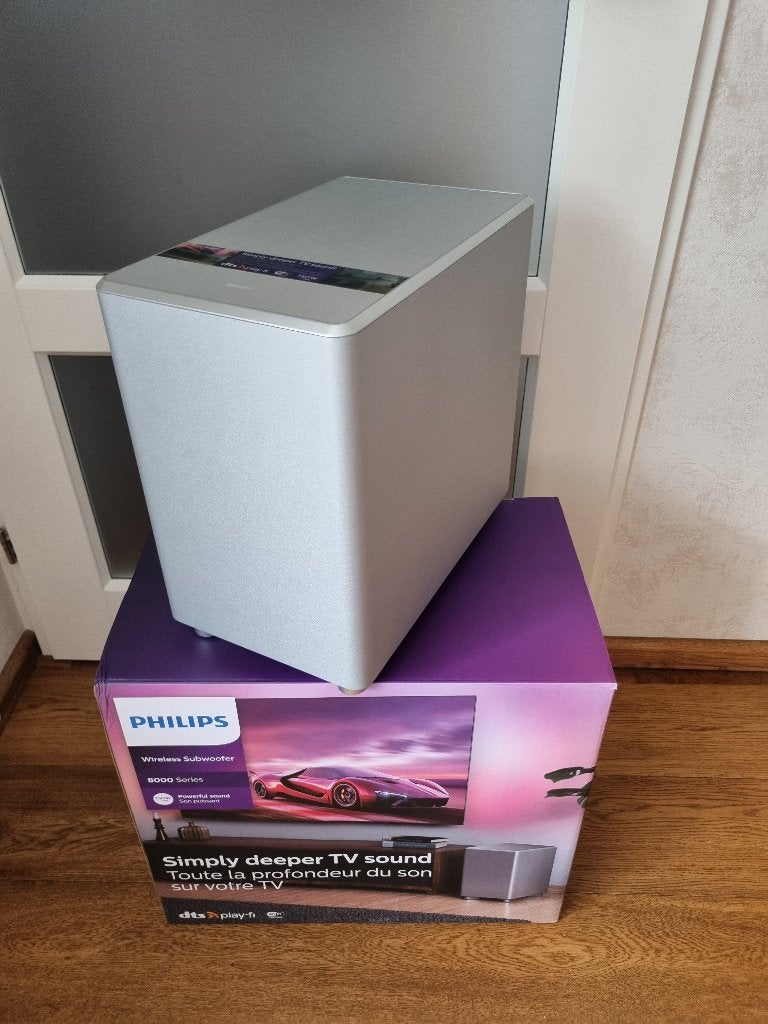 Nieuwe Philips subwoofer type TAW8506, Audio, Tv en Foto, Luidsprekers, Ophalen of Verzenden, Nieuw, Subwoofer, Philips