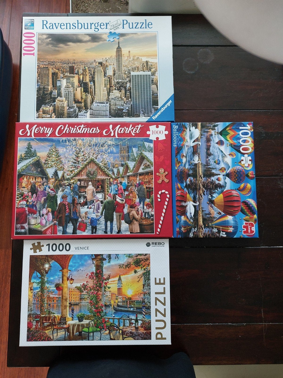 4x verschillende puzzels /10.00euro p.stuk, Ophalen of Verzenden, 500 t/m 1500 stukjes, Zo goed als nieuw