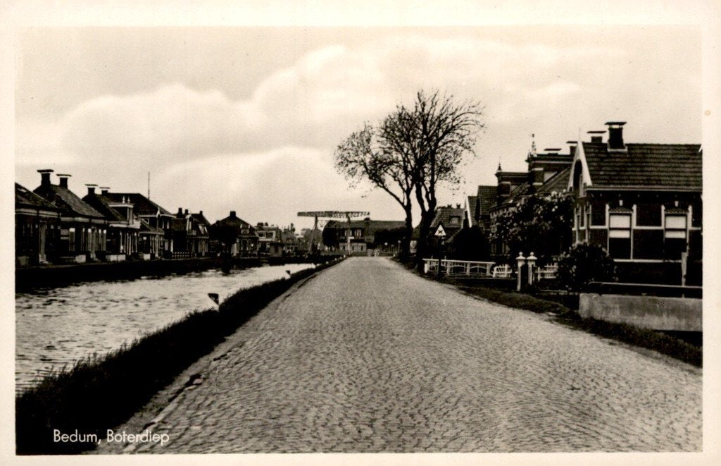 Bedum Boterdiep # 434, Verzamelen, Verzenden, 1940 tot 1960, Ongelopen, Groningen