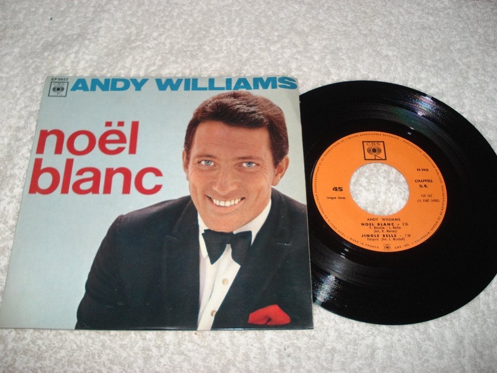 Andy Williams  EP   Little Drummer Boy Etc   Kerst Orgineel, EP, Ophalen of Verzenden, Zo goed als nieuw, Pop
