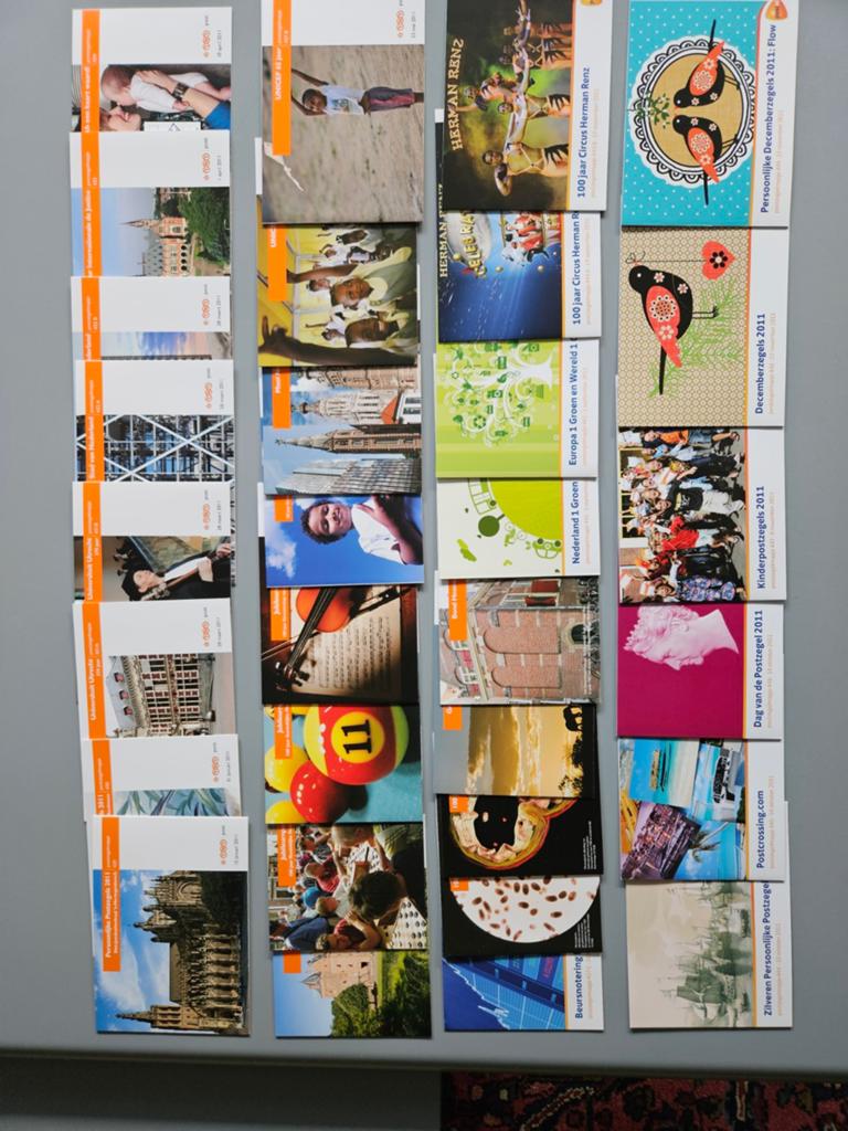 Postzegelmapjes jaar 2011 compleet zie beschrijving, Postzegels en Munten, Ophalen of Verzenden, Na 1940, Postfris