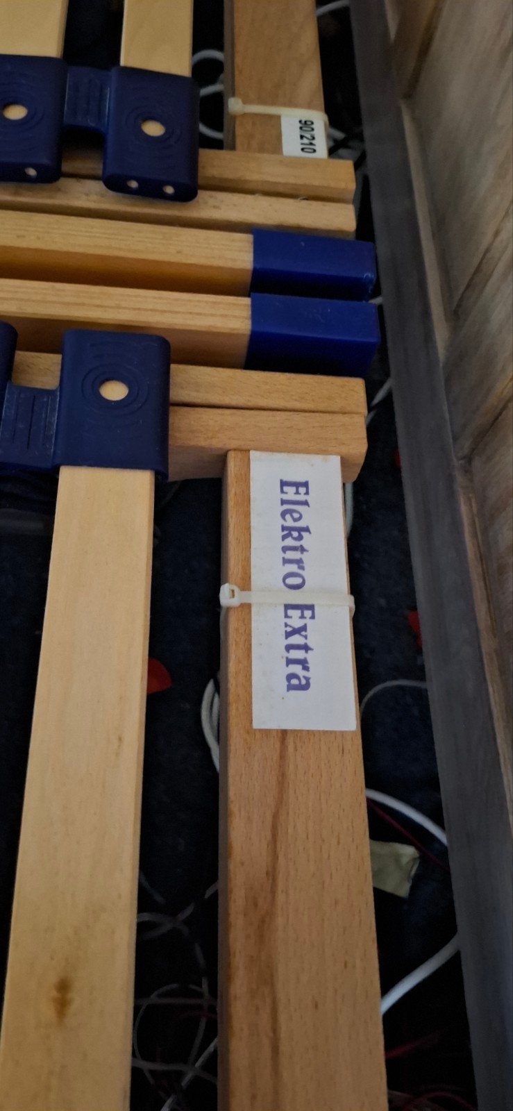 Elektrisch verstelbare lattenbodems 2 stuks 90 x 210 cm, Ophalen, Overige kleuren, Klassiek, Tweepersoons