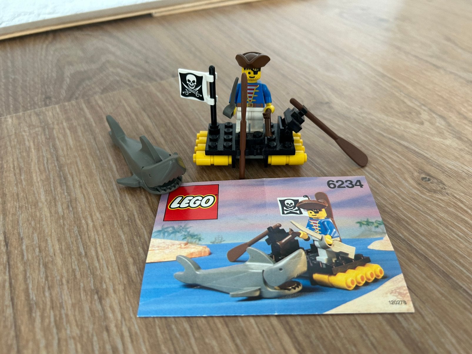LEGO Pirates-set 6234 Renegade's Raft piratenvlot instructie, Inclusief instructies, Gebruikt, Lego, Ophalen of Verzenden