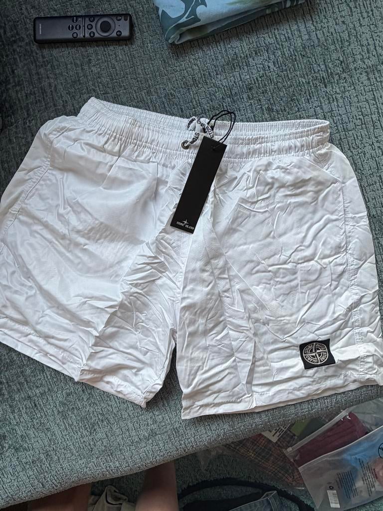 Stone Island Zwembroek maat S, Kleding | Heren, Badmode en Zwemkleding, Ophalen of Verzenden, Maat 46 (S) of kleiner, Wit, Zwemshort