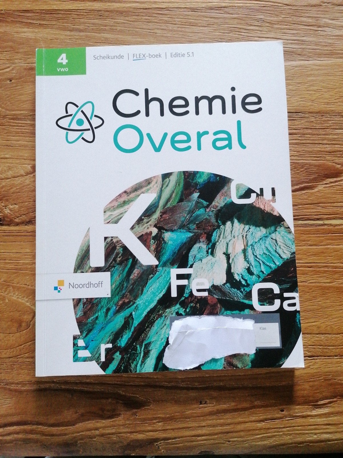 Chemie Overal 4 VWO FLEX-boek Editie 5.1 (z.g.a.n.), Boeken, Ophalen of Verzenden, Zo goed als nieuw, VWO, Scheikunde
