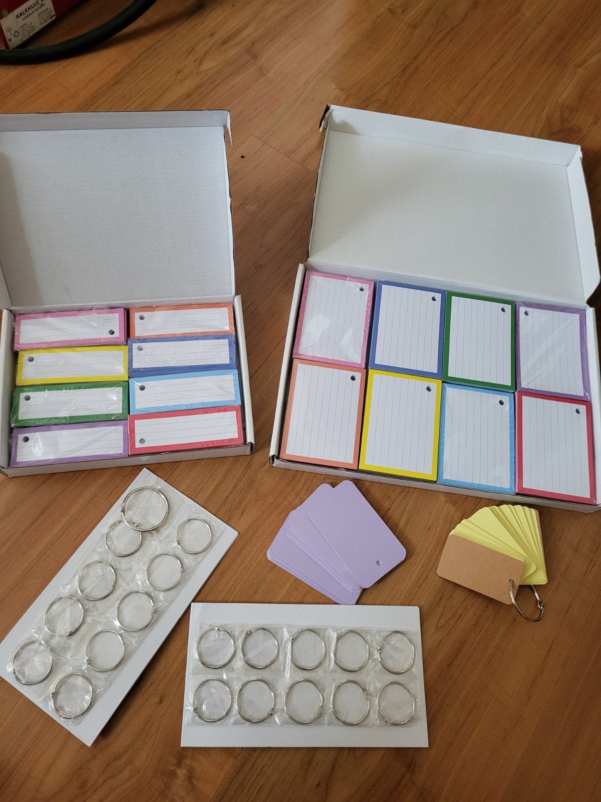 Groot pakket Flashcards / Flitskaartjes, Ophalen of Verzenden, Zo goed als nieuw