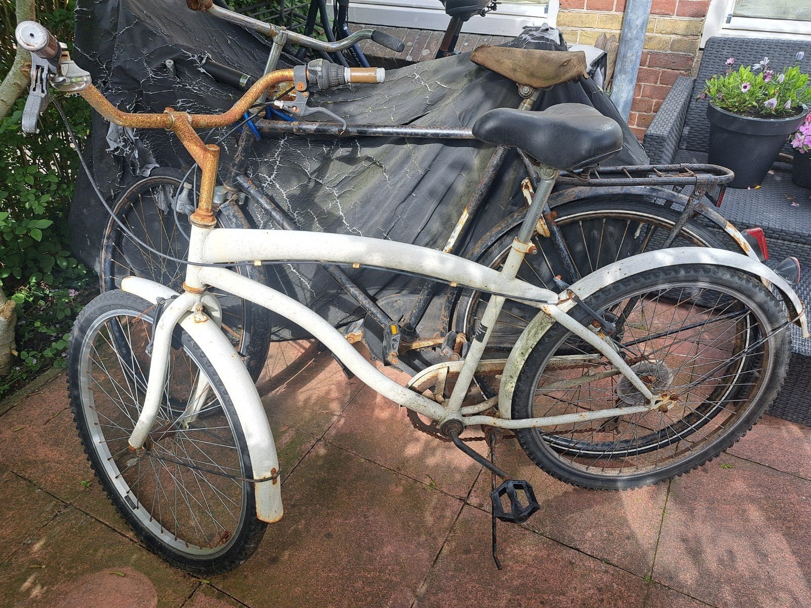 2 oude fietsen, Ophalen, Gebruikt