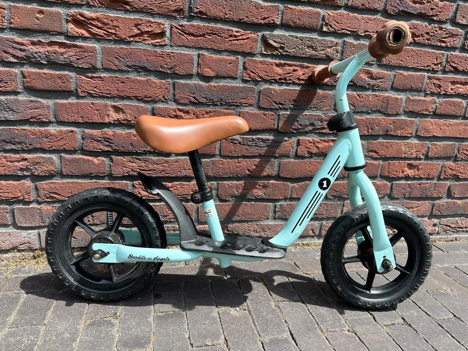 Bandits and Angels loopfiets mintgroen, Ophalen, Gebruikt, Minder dan 16 inch