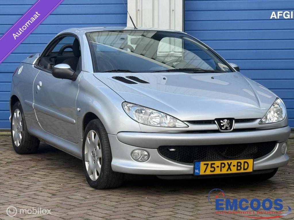 Peugeot 206 CC 1.6-16V * Automaat * Goed werkende dak *, Gebruikt, 4 cilinders, Cabriolet, 4 stoelen