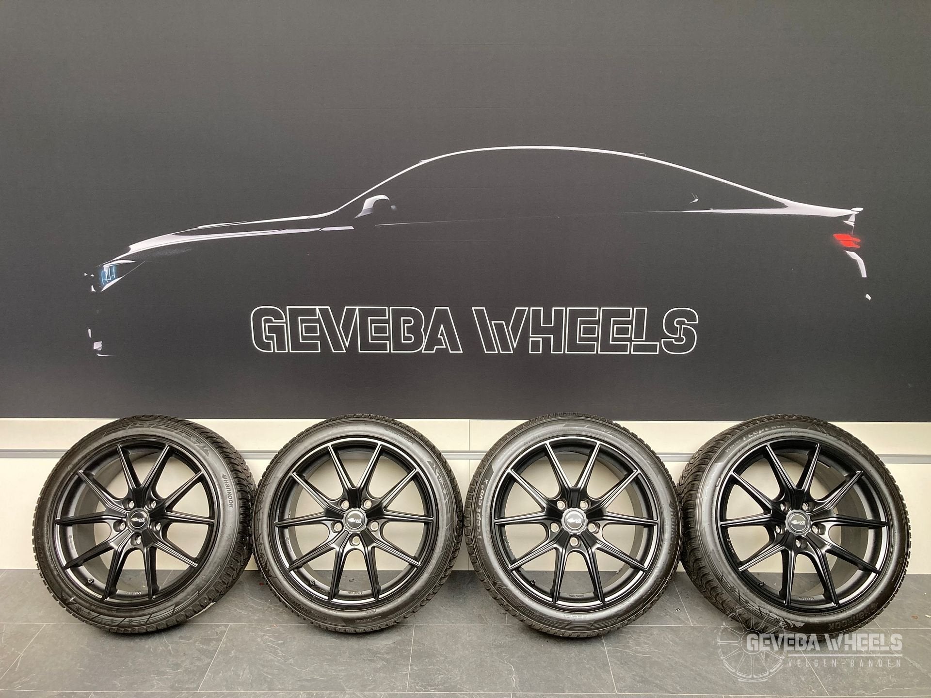 20” Porsche Taycan sport velgen + winterbanden 5x130 TPMS, Auto-onderdelen, -, -, Banden en Velgen, 20 inch