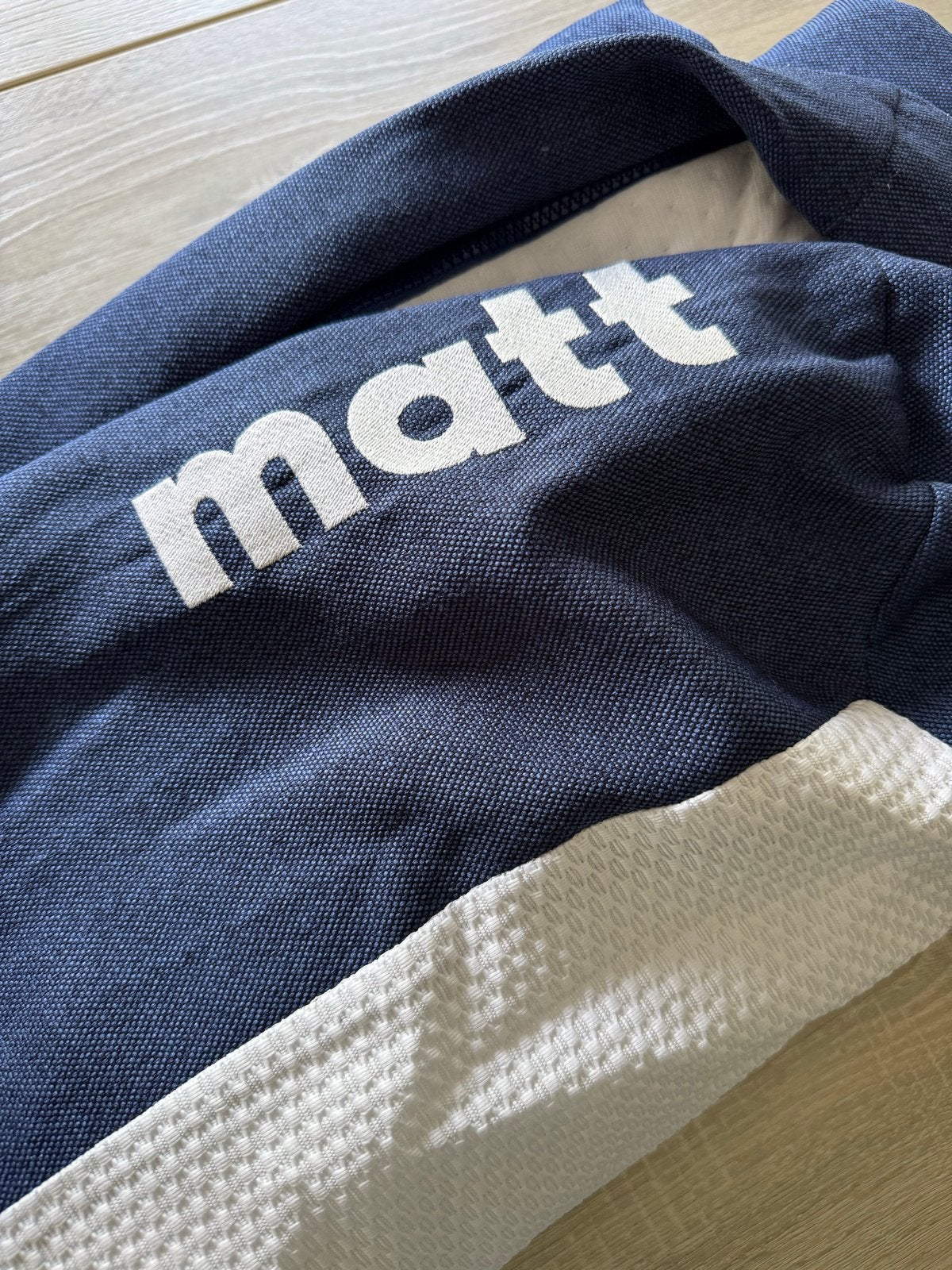 Matt Sleeps matrashoes 180x200 cm, Blauw, Overige typen, Tweepersoons, Ophalen of Verzenden