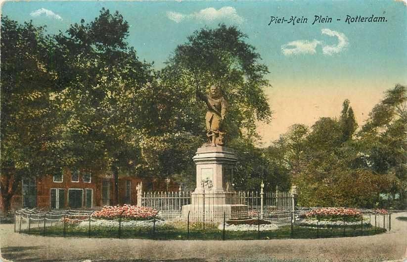 380-871-017 Rotterdam Piet Hein Plein, Verzamelen, Ansichtkaarten | Nederland, Verzenden, Voor 1920, Zuid-Holland