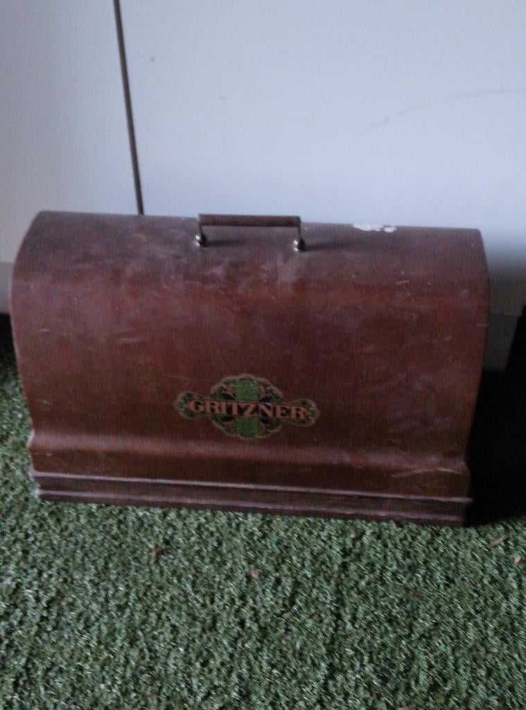 Vintage naaimachine merk gritzner, Antiek en Kunst, Ophalen of Verzenden