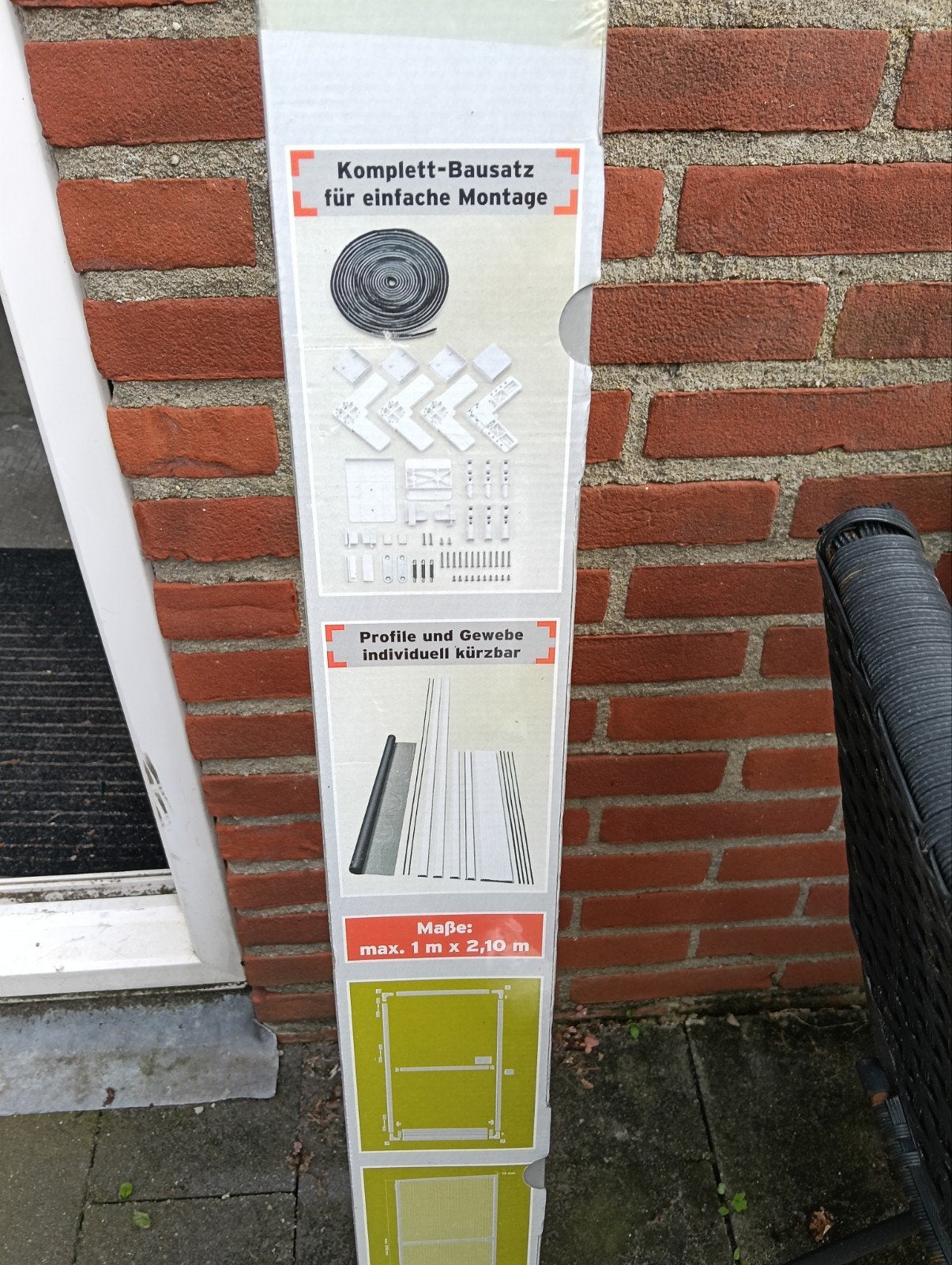 Nieuwe Hordeur Aluminium Antraciet UV-bestendig 100x210cm, 80 tot 100 cm, Hordeur, Nieuw, Ophalen of Verzenden