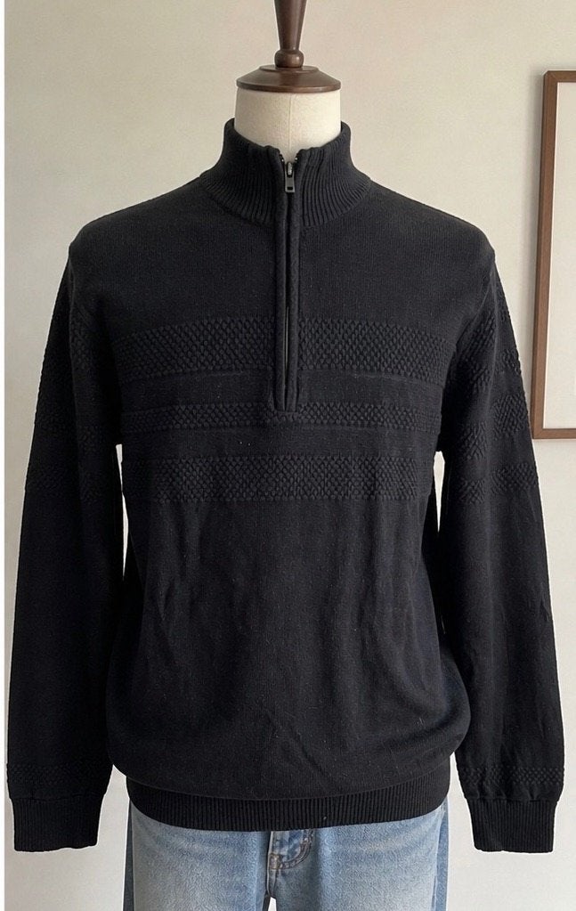 !Solid zwart katoenen schippers trui maat XL, !solid, Zwart, Ophalen of Verzenden, Maat 56/58 (XL)