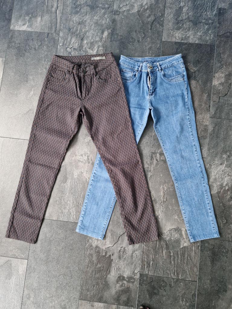 2 Para Mi broeken maat 36, Kleding | Dames, Broeken en Pantalons, Para Mi, Blauw, Ophalen of Verzenden, Zo goed als nieuw