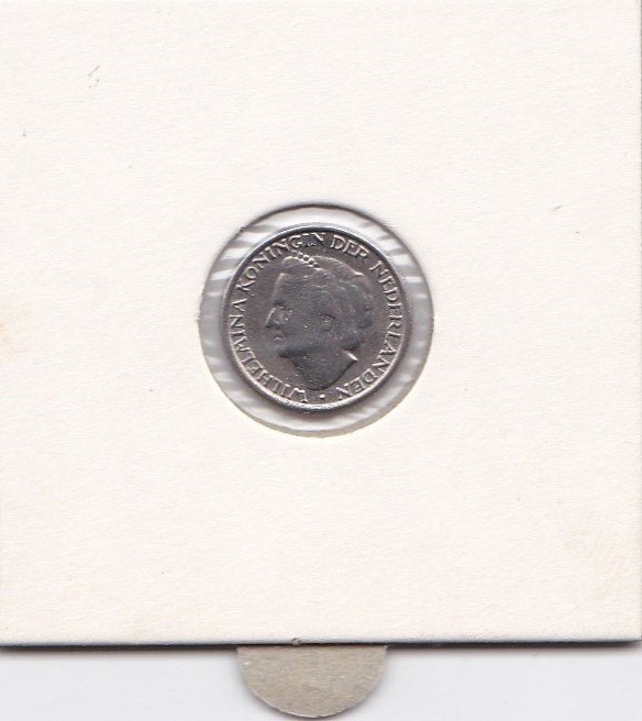 wilhelmina dubbeltje 1948, Postzegels en Munten, Munten | Nederland, Ophalen of Verzenden, Koningin Wilhelmina, 10 cent, Losse munt