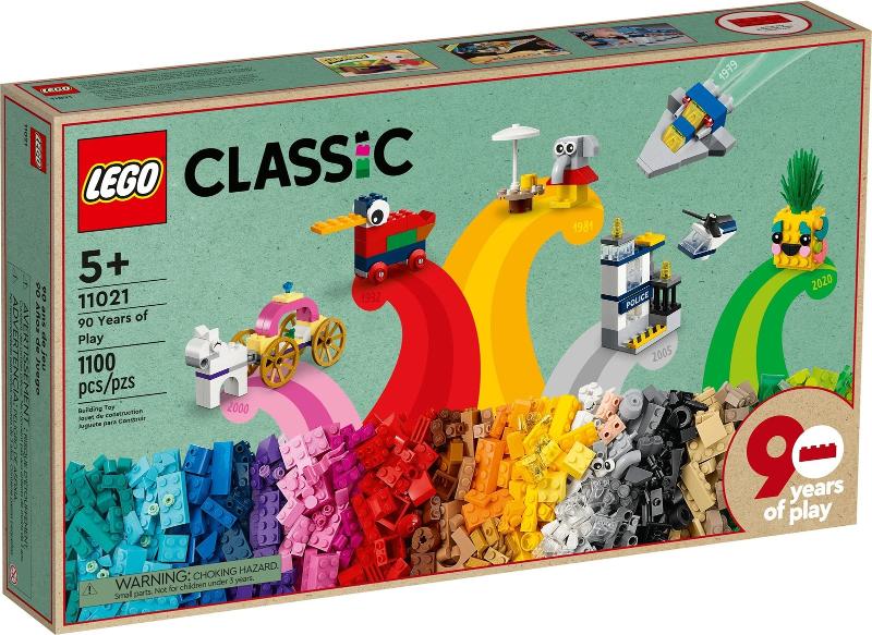 Lego Classic set 11021 90 jaar spelen, Overige thema's, Lego, Nieuw, Ophalen of Verzenden