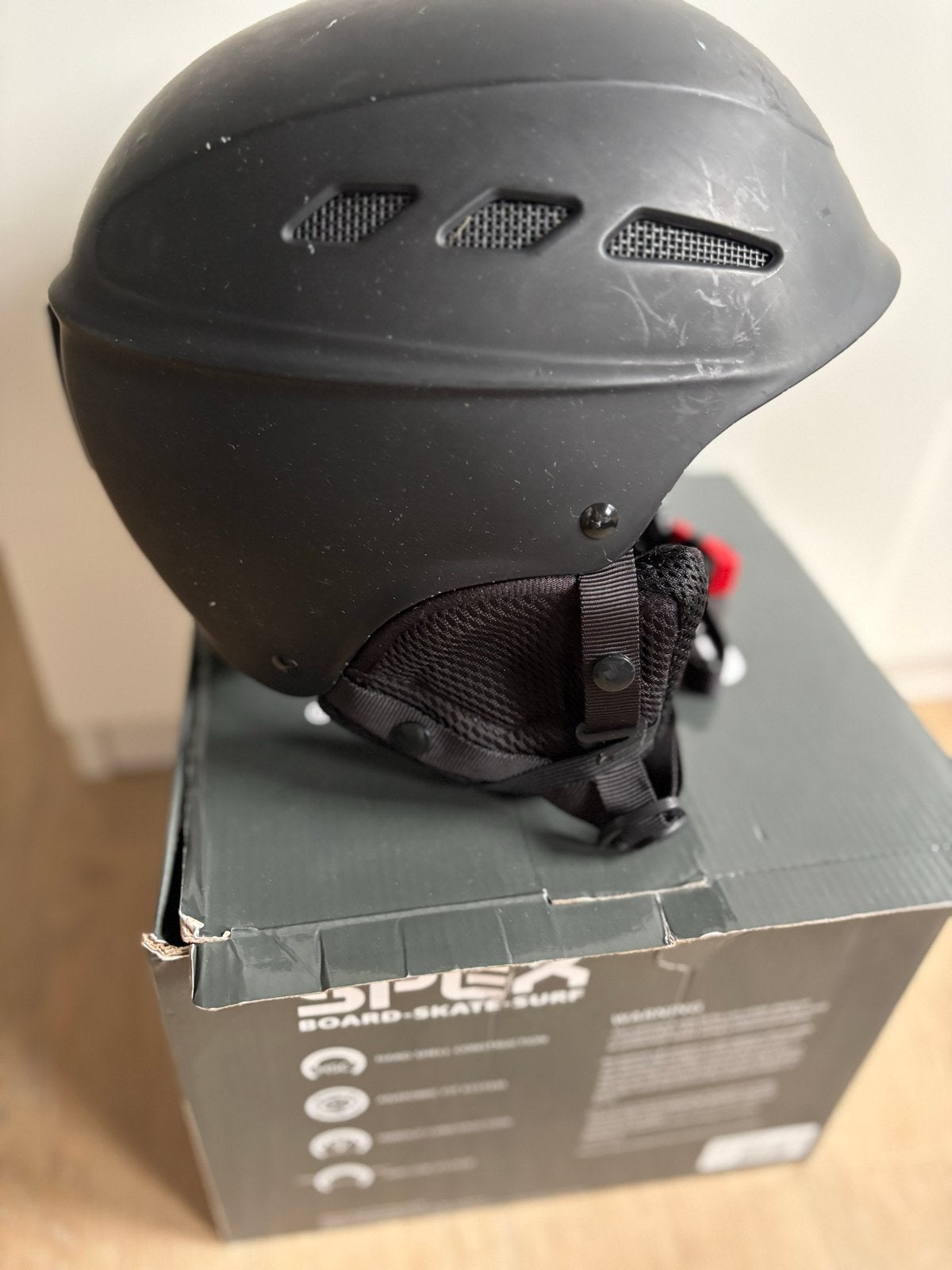 Zwarte Spex skihelm - maat M, Sport en Fitness, Overige merken, Gebruikt, Overige typen, Ophalen of Verzenden