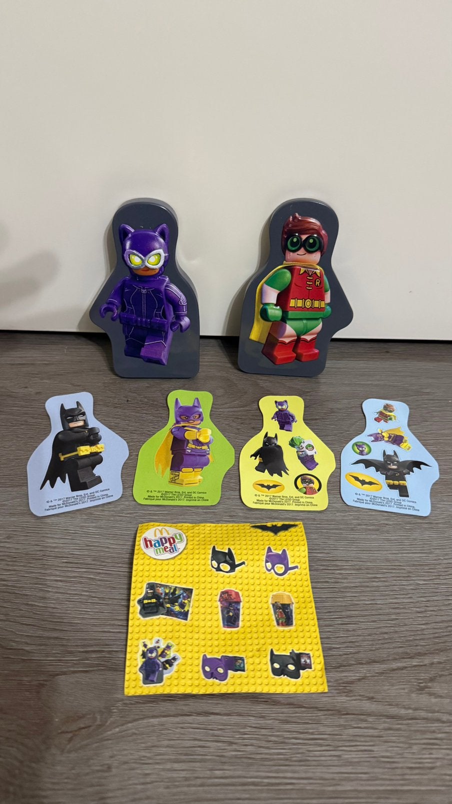 McDonald’s LEGO Batman Movie stickerdoosje met stickers, Ophalen of Verzenden, Zo goed als nieuw