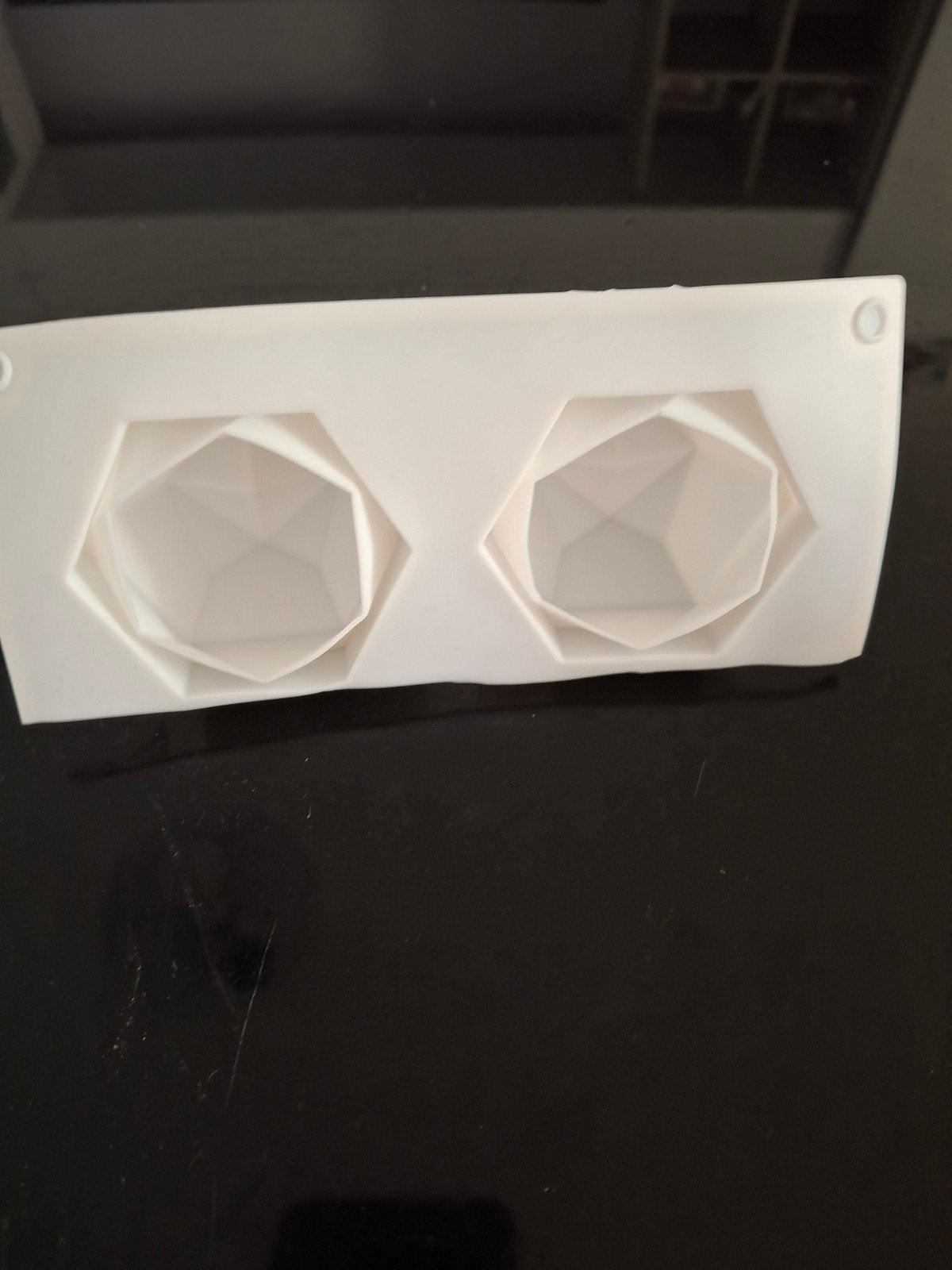 Siliconen mal voor geometrische vormen - Wit, Hobby en Vrije tijd, Ophalen of Verzenden