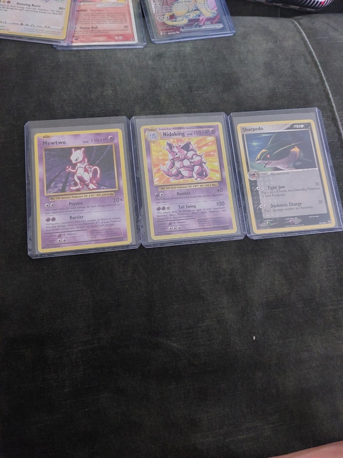 Mewtwo, nidoking en sharpedo, Ophalen of Verzenden, Nieuw, Meerdere kaarten