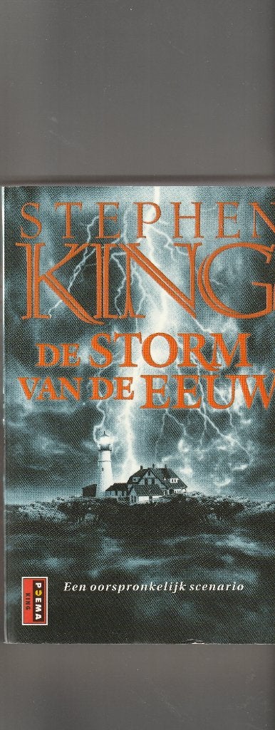 Stephen king de storm van de eeuw 184 blz., Boeken, Ophalen of Verzenden, Gelezen