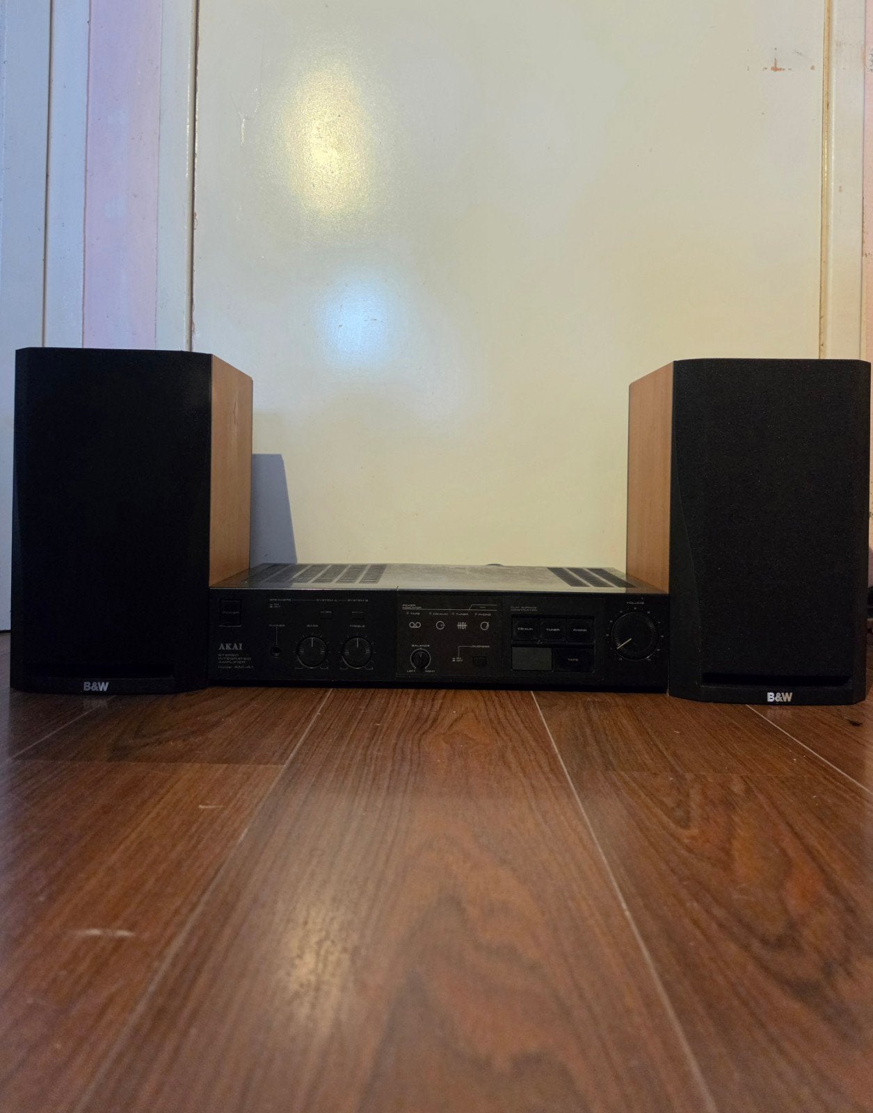 Akai Stereo Set met B&W Speakers, Ophalen, Gebruikt, Losse componenten, Akai
