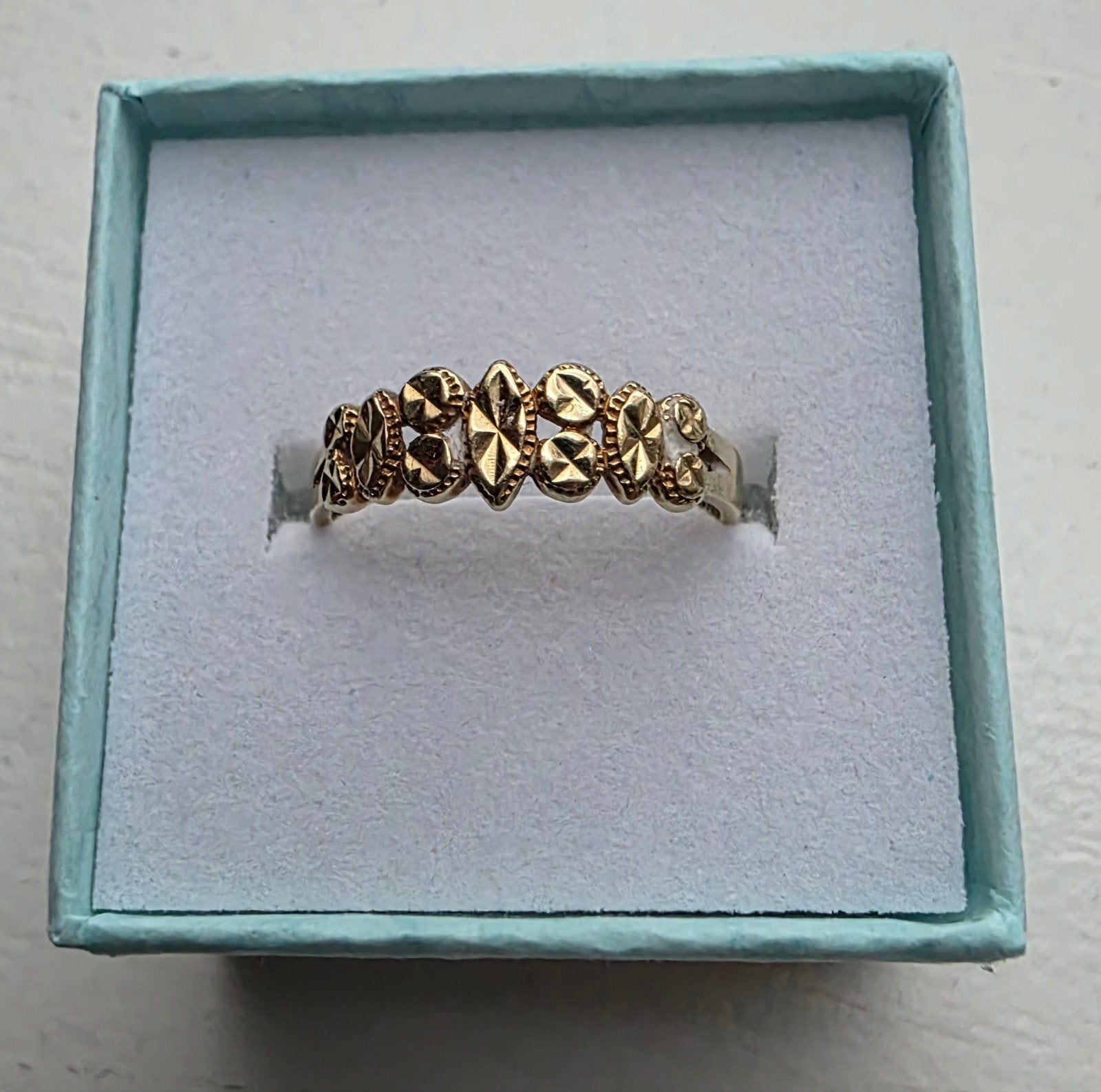 Gouden ring 14 karaat, 18 tot 19, Verzenden, Zo goed als nieuw, Dame