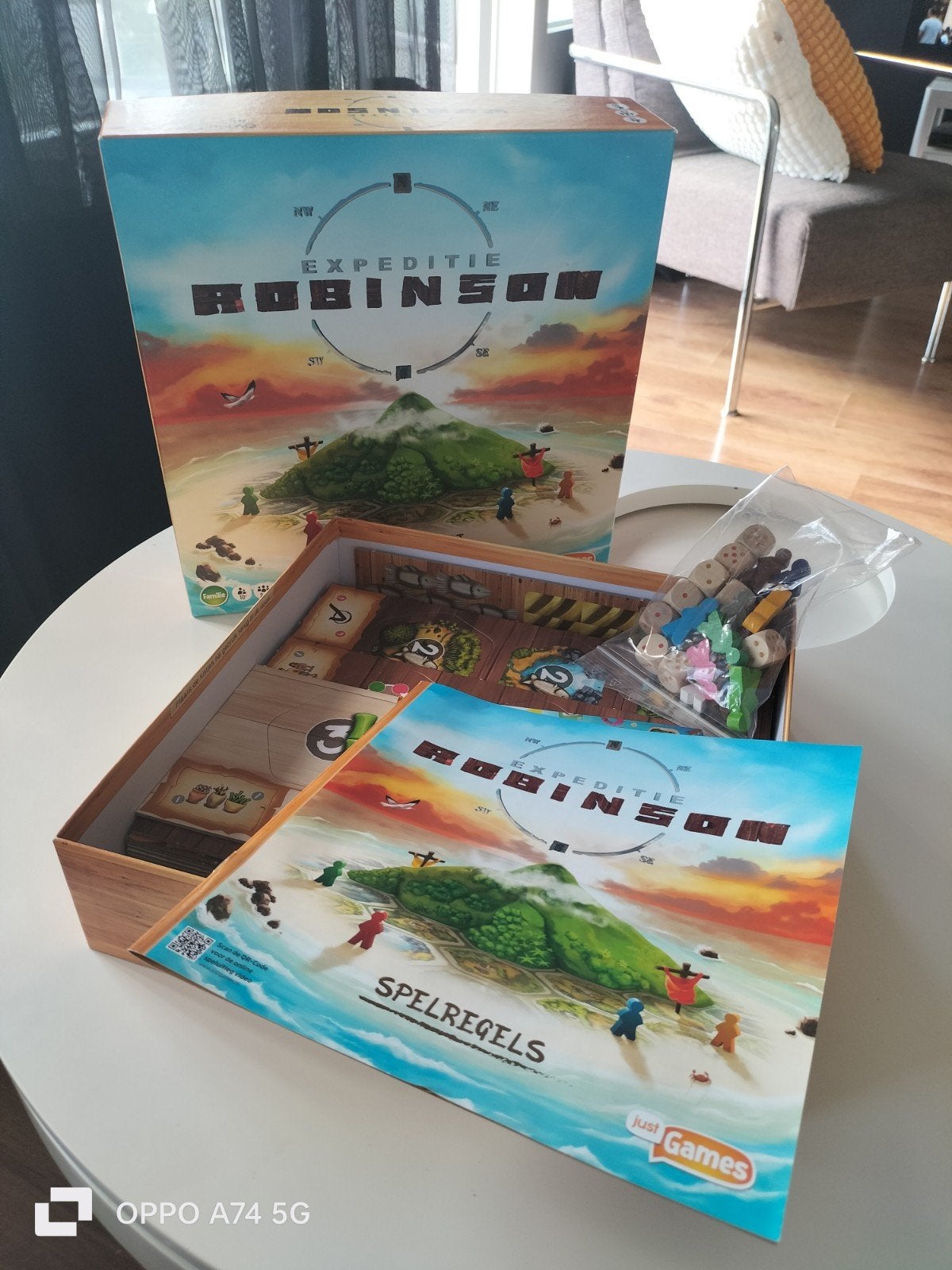 Expeditie Robinson Bordspel - Zo goed als nieuw, Drie of vier spelers, Ophalen of Verzenden, Zo goed als nieuw, Just Games