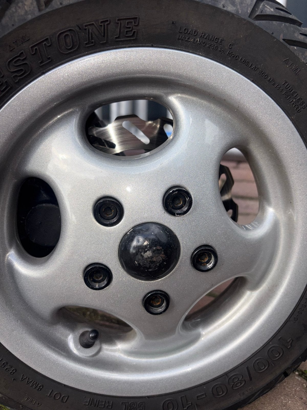 Zip H2O velg gecoat, geen schade, ruilen voor motorvelg, Motoren, Ophalen of Verzenden