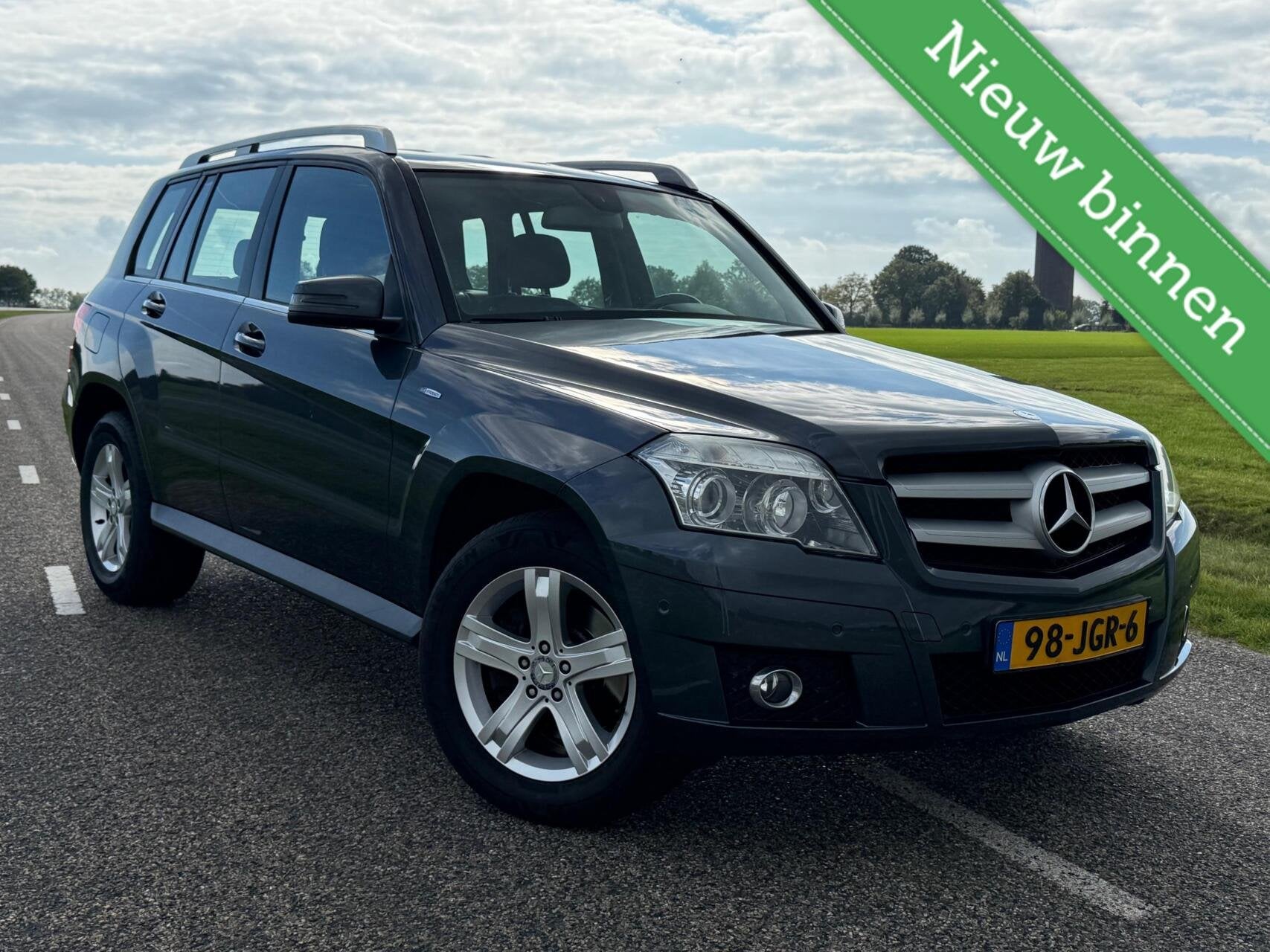 Mercedes GLK-klasse GLK 220 CDI Aut 4-Matic 170pk | Orig NL, Auto's, Automaat, Euro 5, Stof, Zwart