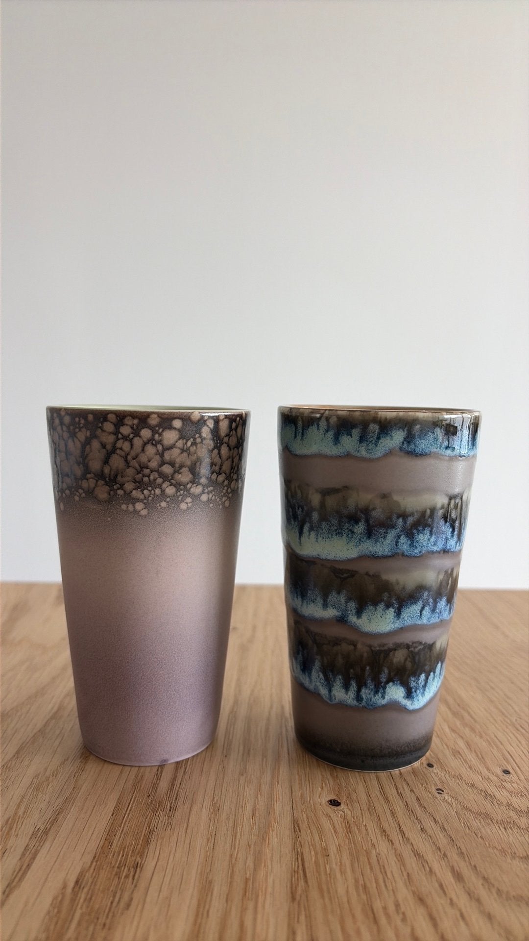 Hk living lattemok 70s, Huis en Inrichting, Keuken | Servies, Ophalen, Keramiek, Zo goed als nieuw, Overige stijlen