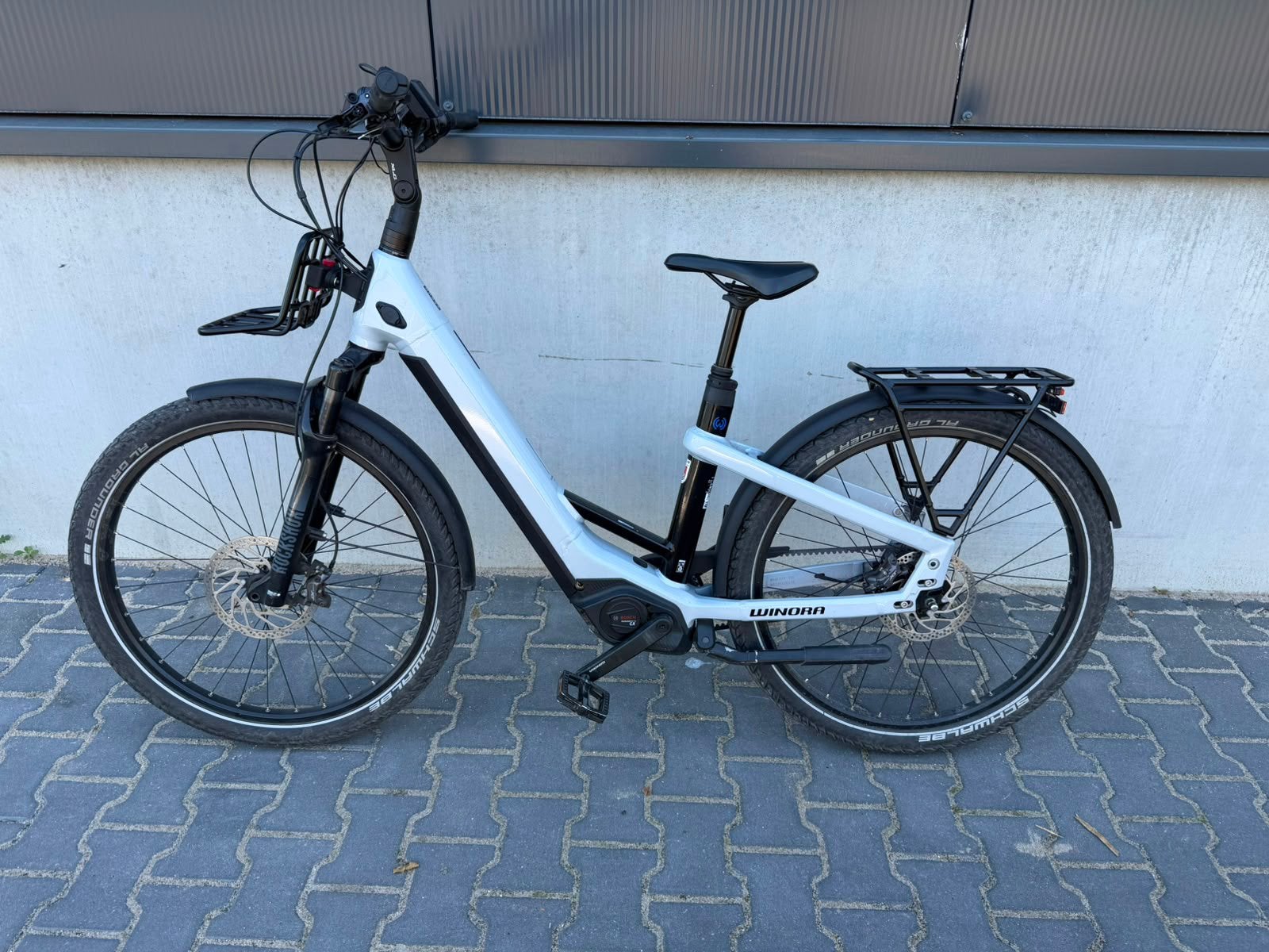 Winora YAKUN R5 PRO 2023, Bosch CX 85Nm, Carbon gate, Belt, Fietsen en Brommers, Minder dan 49 cm, Ophalen, Zo goed als nieuw
