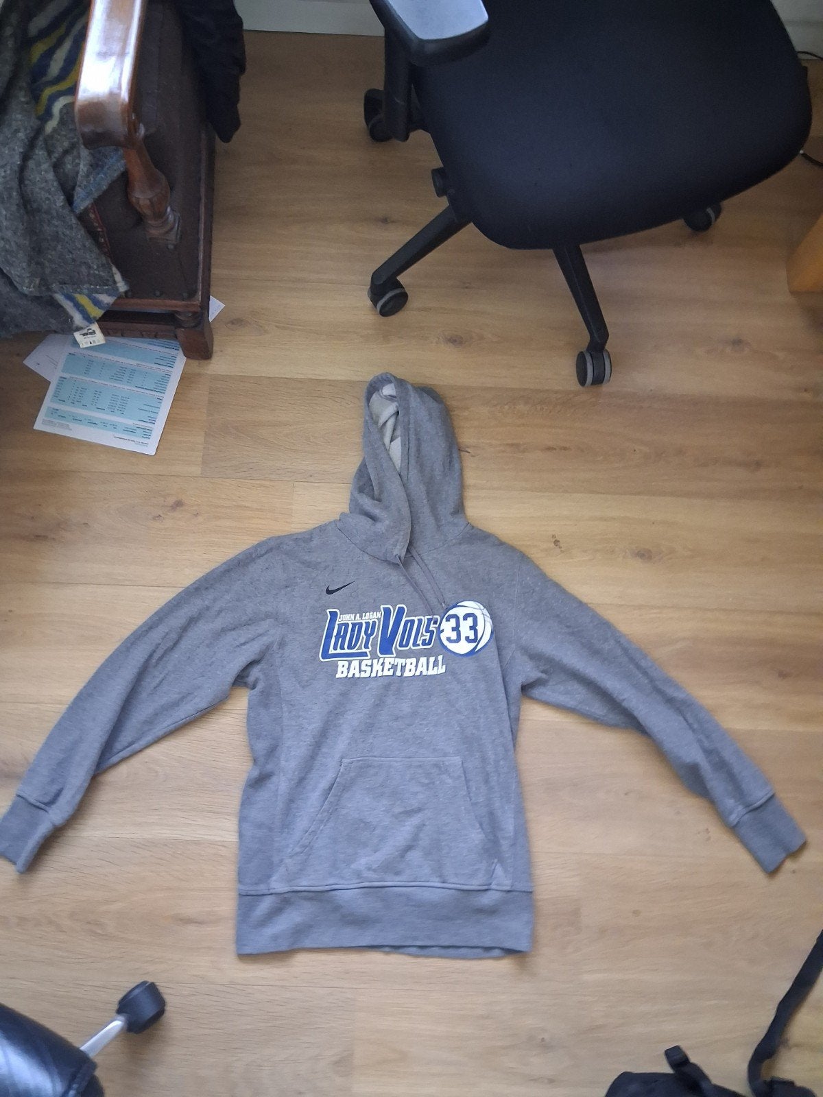 Nike Lady Vols Hoodie Maat L Grijs, Kleding | Dames, Truien en Vesten, Maat 42/44 (L), Nike, Ophalen of Verzenden, Grijs