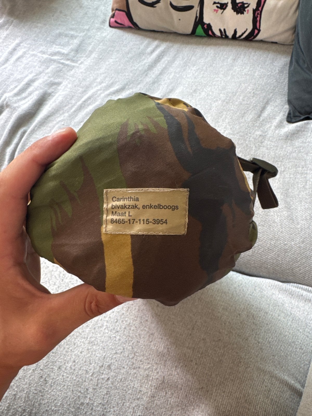 Carinthia Bivakzak, enkelboogs, Maat L, Ophalen of Verzenden, Gebruikt