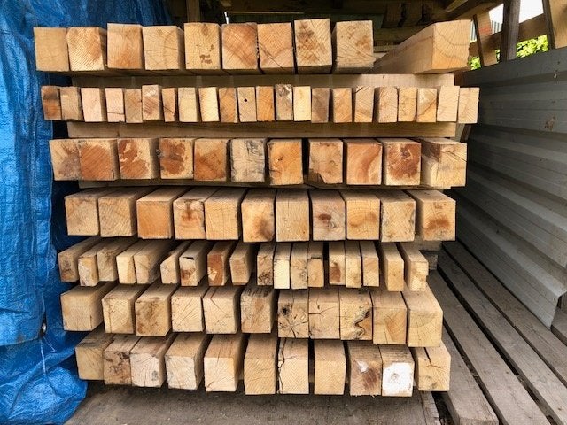 Beuken balken/houtdraaien/hergebruik/freezen/etc., Gebruikt, Ophalen of Verzenden, Hardhout, Minder dan 180 cm