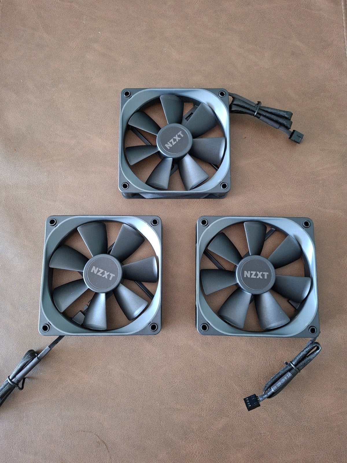 NZXT 120mm fan 3x, Computers en Software, Ophalen of Verzenden, Nieuw, Luchtkoeling