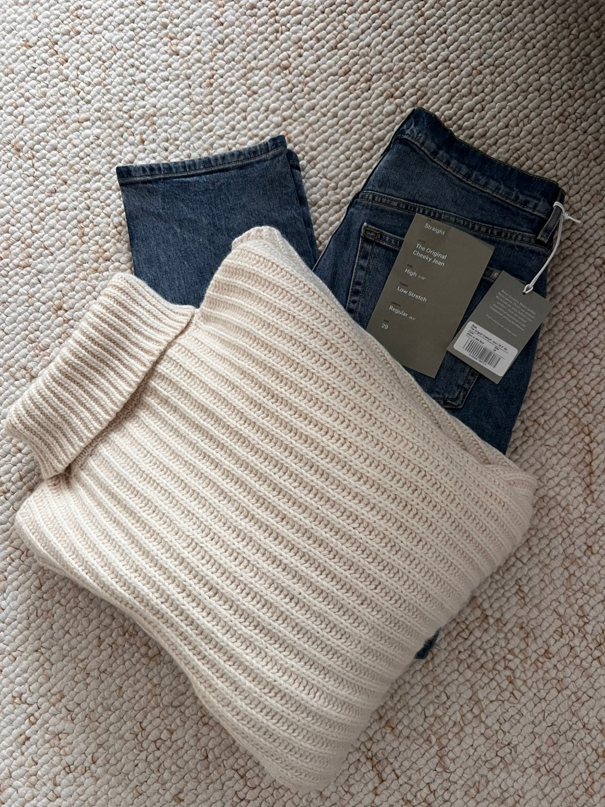 Maat M/L SAMSØE SAMSØE coltrui wol gebeide trui cos, Ophalen of Verzenden, Zo goed als nieuw, Maat 38/40 (M), Beige