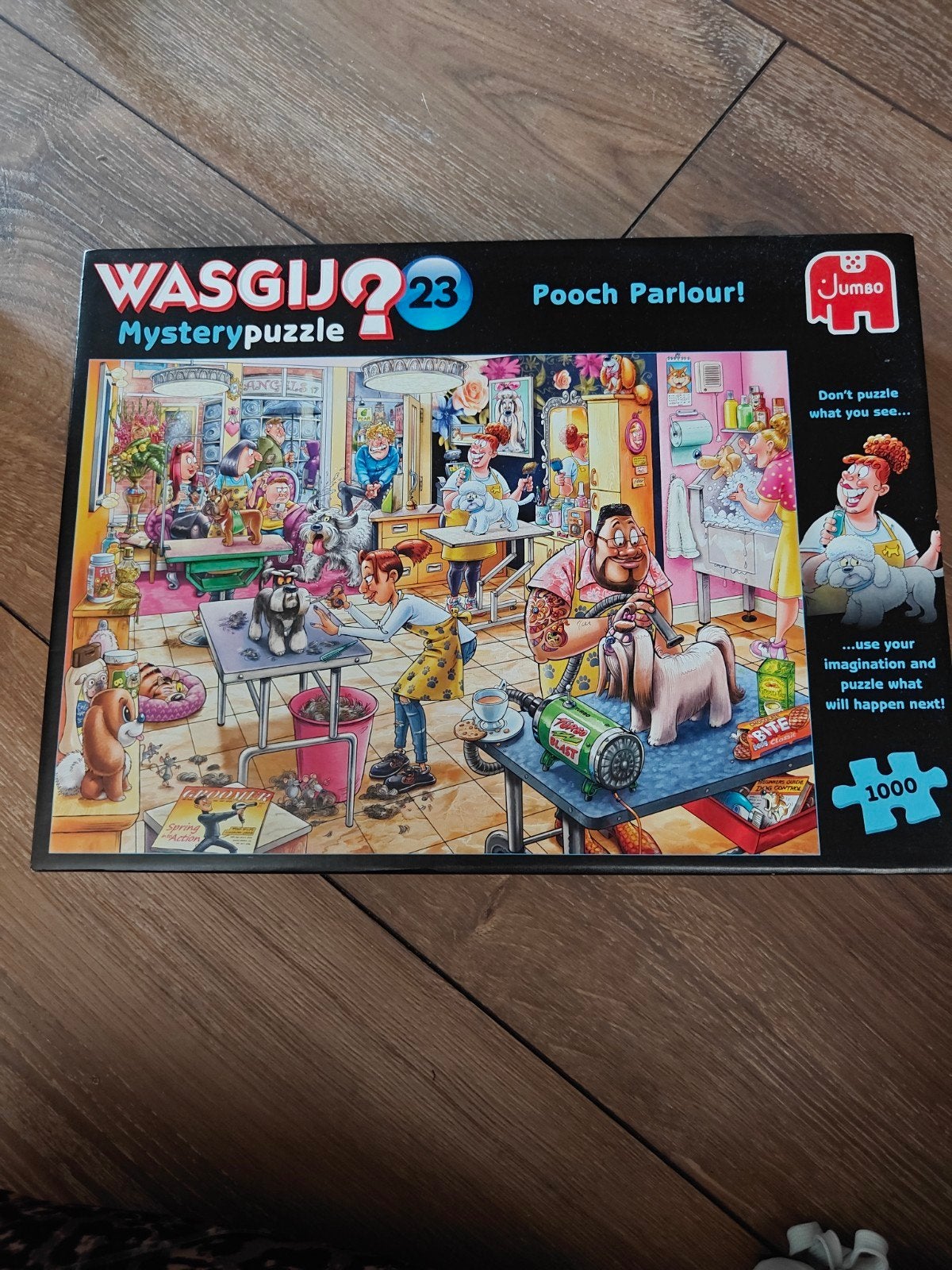 Wasgij Mystery 23 Pooch Parlour 1000 stukjes legpuzzel, Ophalen, 500 t/m 1500 stukjes, Gebruikt, Legpuzzel