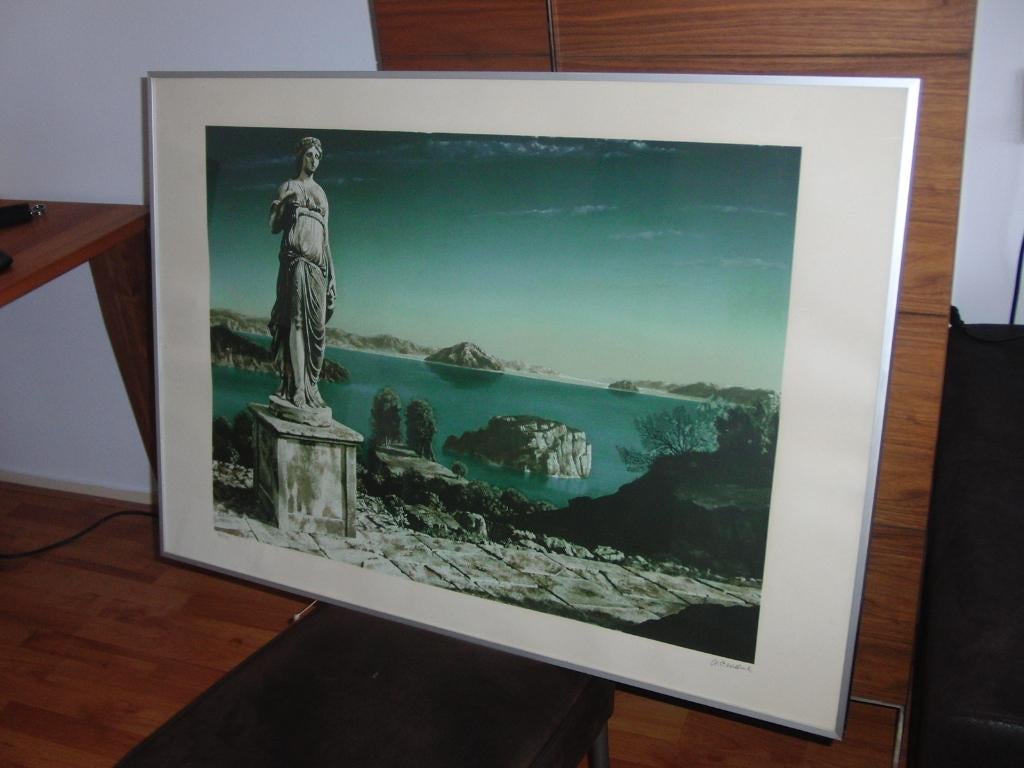 Carel Willink (A.C. Willink) litho - Arcadisch landschap, Ophalen