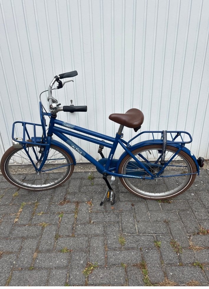 Alpina Cargo fiets 22 inch blauw, Ophalen, Terugtraprem, 22 inch, Handrem