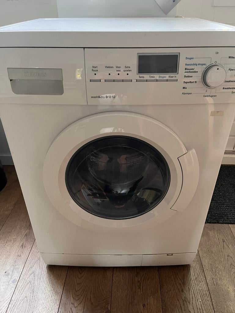 Siemens wash&dry was-droogcombinatie, Witgoed en Apparatuur, Wasmachines, Ophalen of Verzenden, Zo goed als nieuw, 1200 tot 1600 toeren