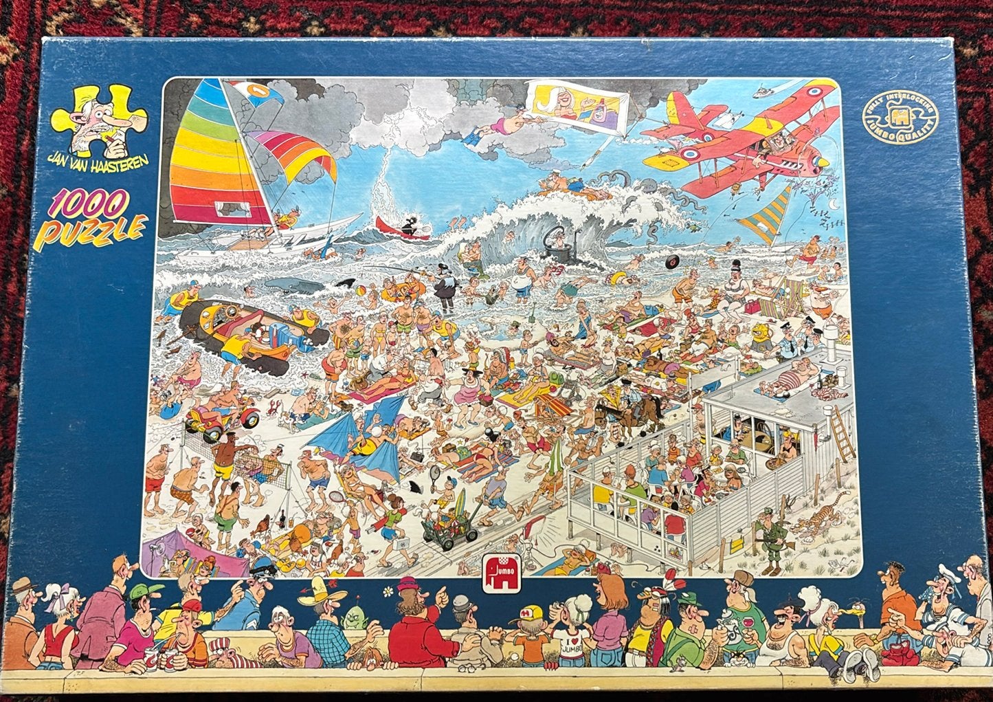 JvH puzzel. Op het strand.1000 stukjes., Ophalen, 500 t/m 1500 stukjes, Zo goed als nieuw