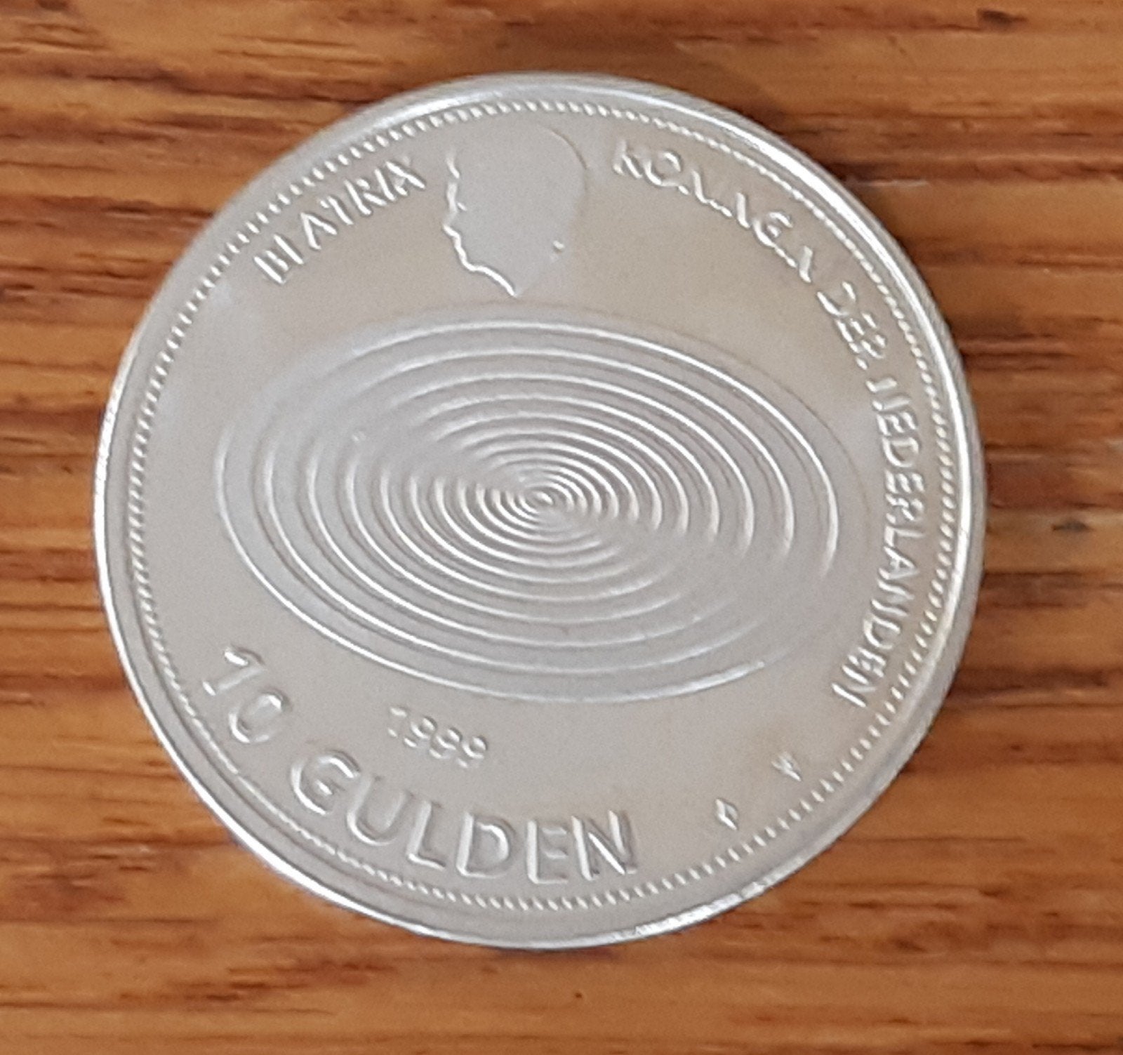 Zilveren 10 Gulden munt Beatrix 1999 - 2000, Koningin Beatrix, Zilver, Ophalen of Verzenden, Losse munt