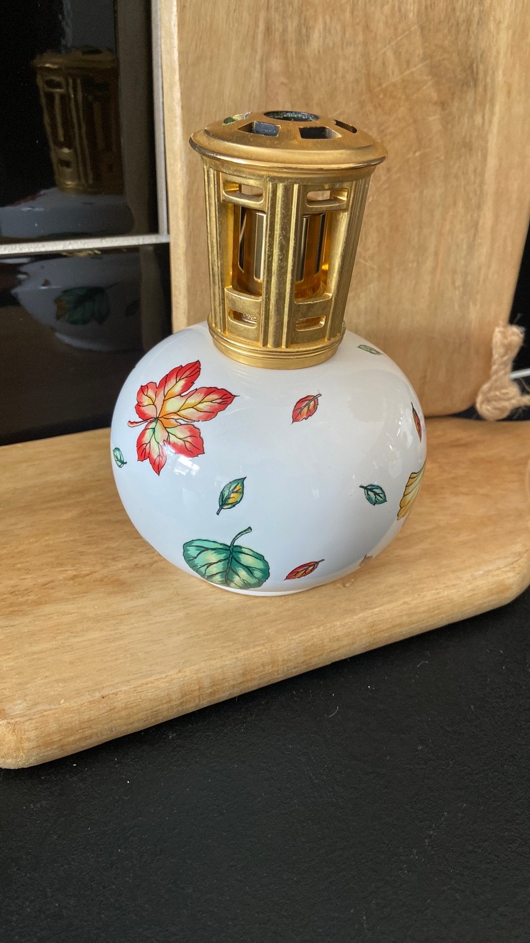 Maison/lampe berger geurbrander porselein, Ophalen of Verzenden, Zo goed als nieuw